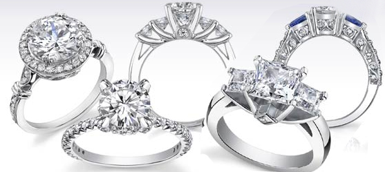 1 CT Diamond Engagement Rings