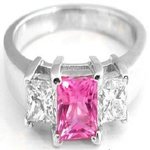 pink diamond - center stones for engagement rings - dazzling rock