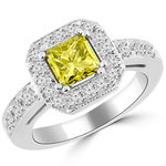yellow diamond - center stones for engagement rings - dazzling rock