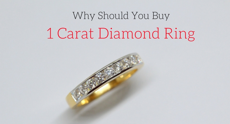 How much 1 on sale carat diamond ring cost