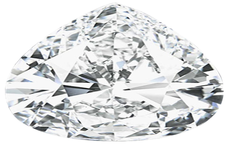 Pear shaped diamond