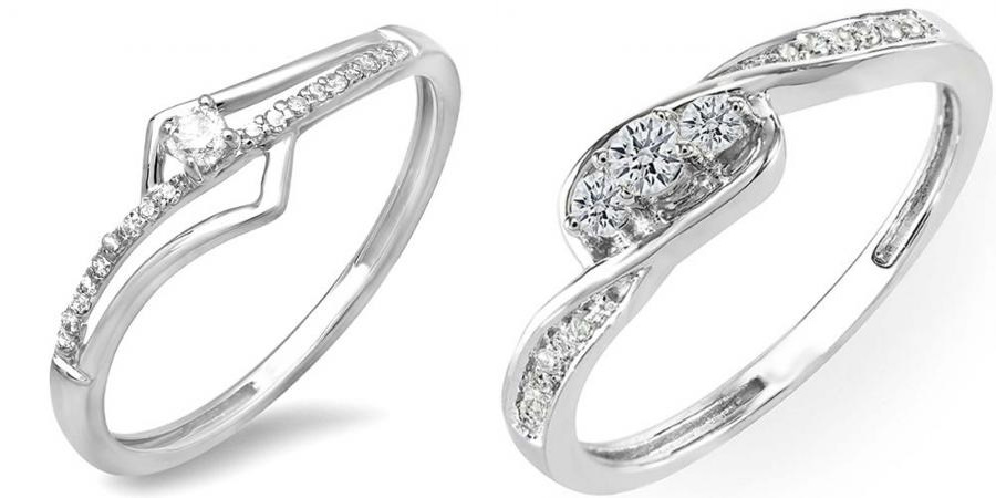 Dazzling Diamond Promise Rings