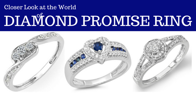 A Closer Look at the World of Diamond Promise Rings - dazzling rock