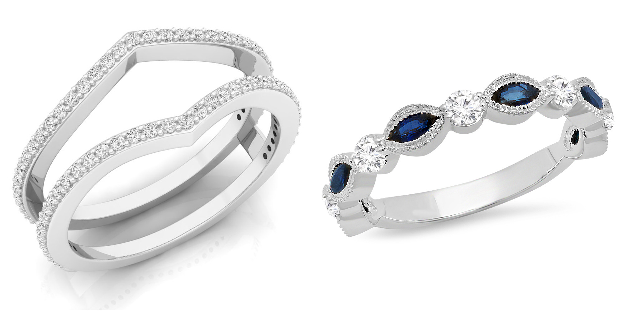 Diamond Anniversary Ring For wedding and anniversary- Dazzling Rock
