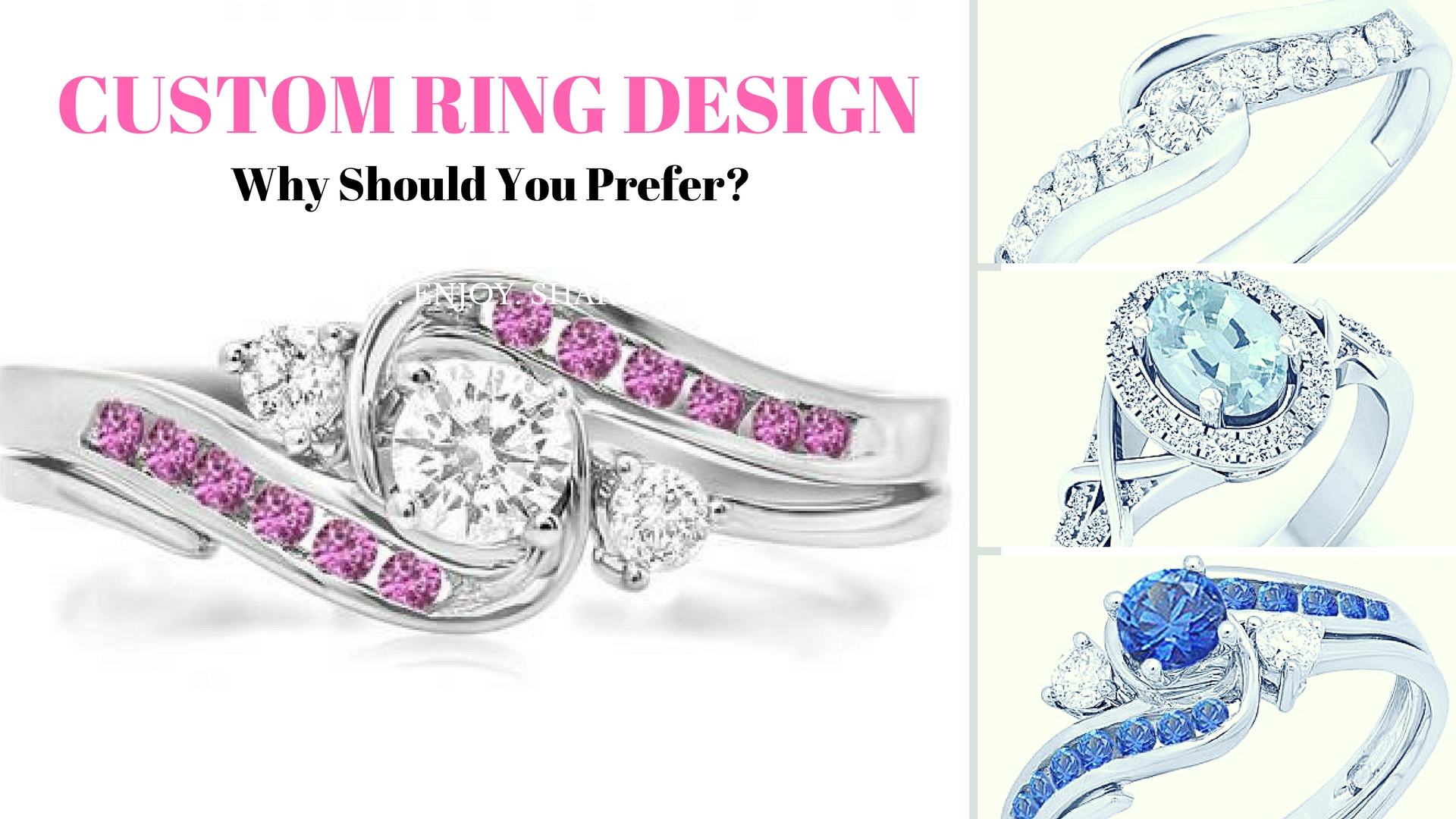 Why Should You Prefer Custom Ring Design - Dazzling Rock
