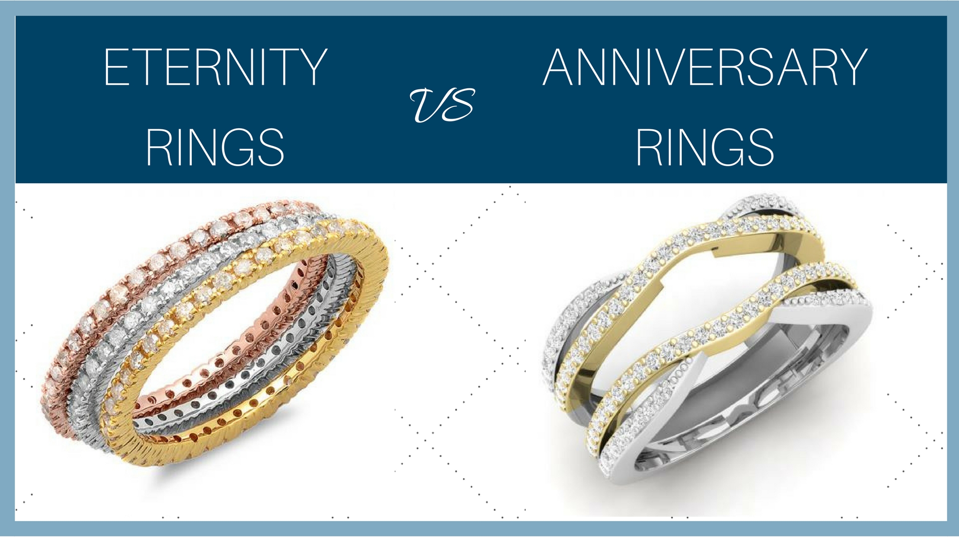 Difference Between Eternity Ring and Anniversary Ring - dazzlingrock.com