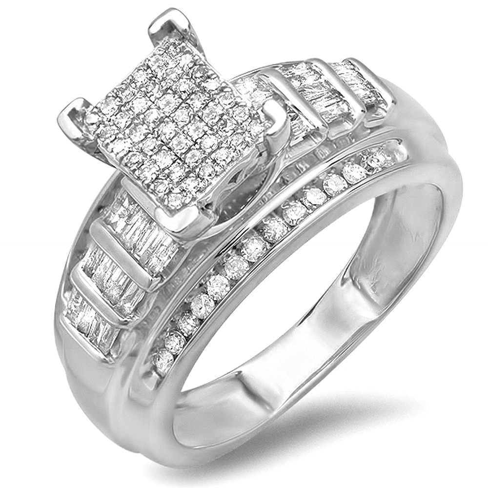 Diamond in clearance sterling silver