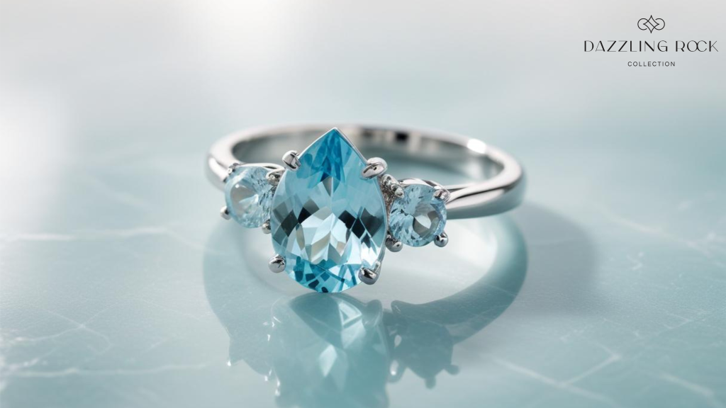 sky blue Aquamarine Gemstone sky blue Aquamarine birthstone