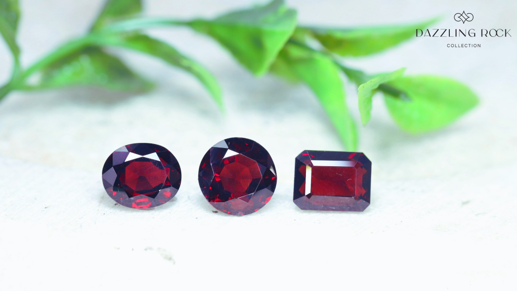 maroon Garnet-Gemstone maroon Garnet-birthstone